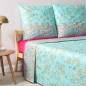 Preview: BASSETTI gesteppte Tagesdecke INDIAN ROSES