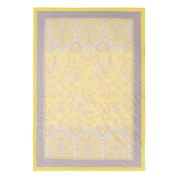 BASSETTI Plaid INDIAN ROSES vY1 GELB