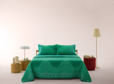 BASSETTI gesteppte Tagesdecke DOLCEACQUA vV1 GRUEN